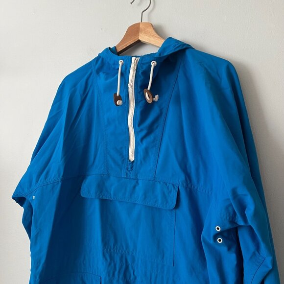 L.L. Bean Men's Mountain Classic Anorak Windbreaker Jacket Blue Size M - Picture 4 of 8